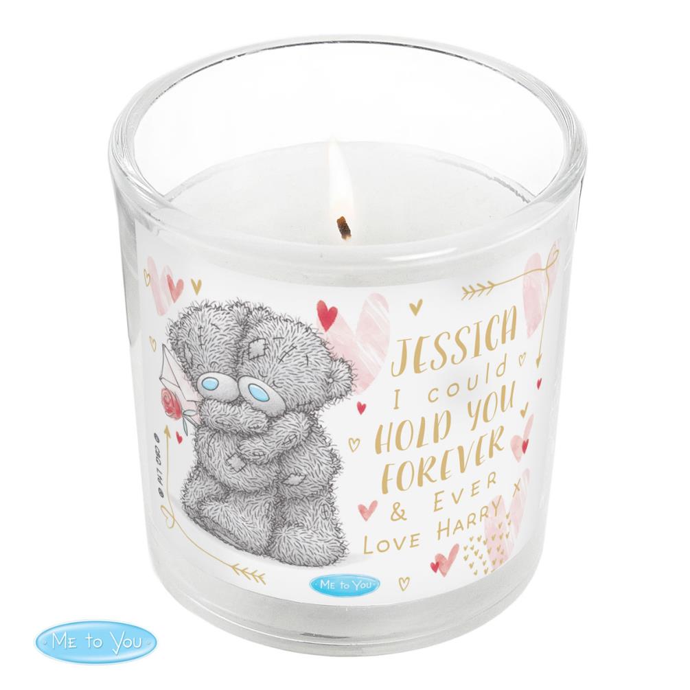 Personalised Me to You Hold You Forever Scented Jar Candle £11.69